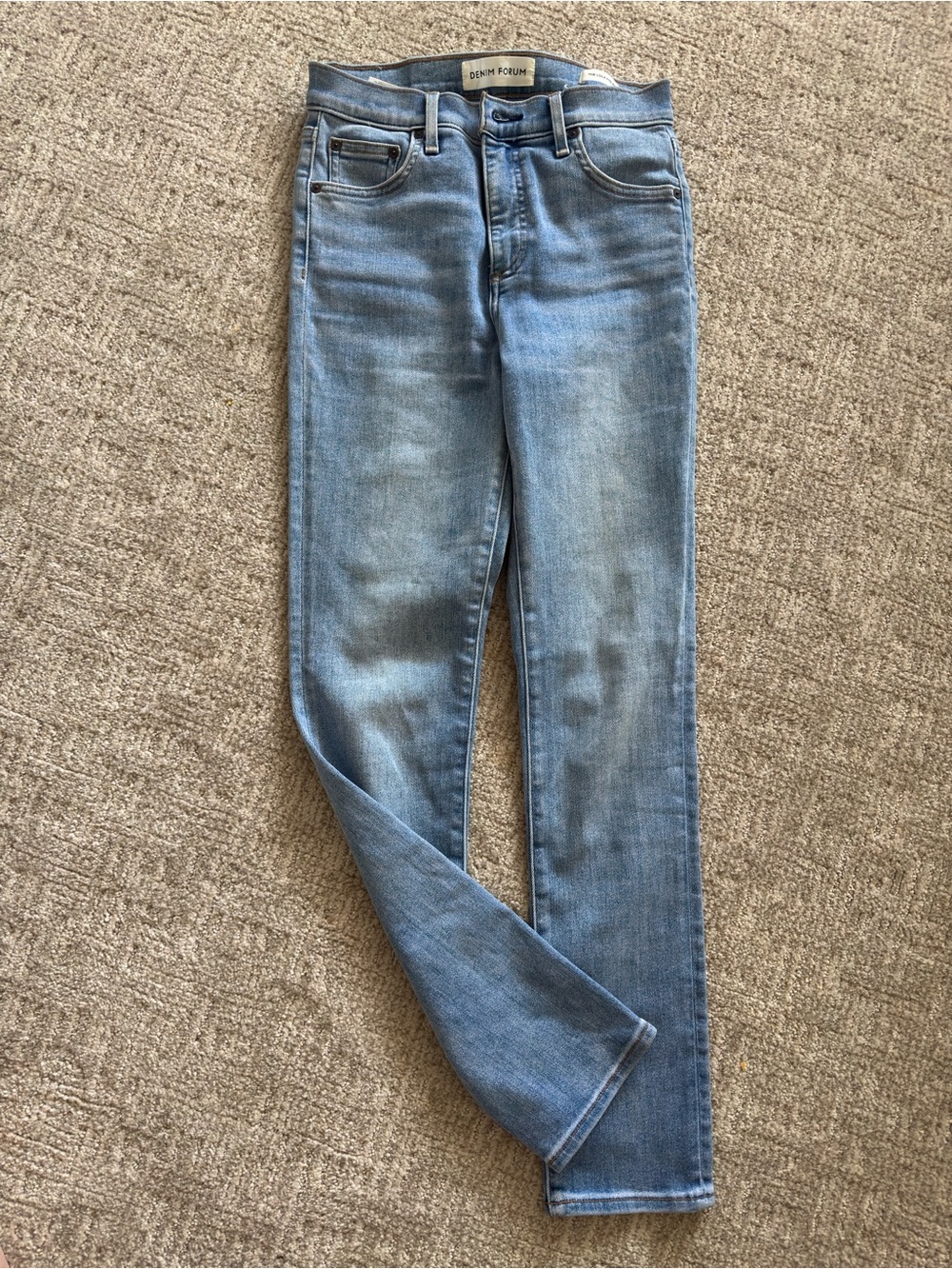 Denim Forum Women's Light Blue Skinny Jeans
